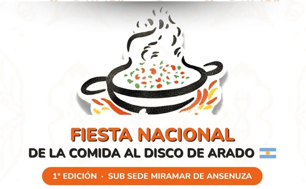 Fiesta Nacional de la Comida al Disco de Arado 2026 en Miramar de Ansenuza