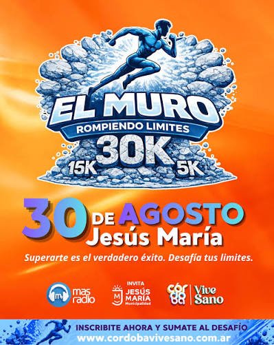 Maratón 30K El Muro "Rompiendo Límites" en Jesús María: Atletismo en agosto