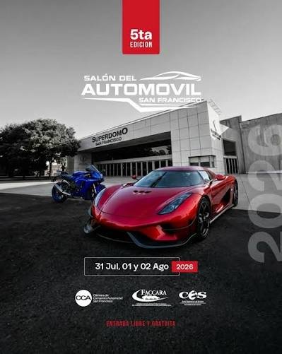 San Francisco se prepara para la 5ª edición del Salón del Automóvil 2026 en el Superdomo